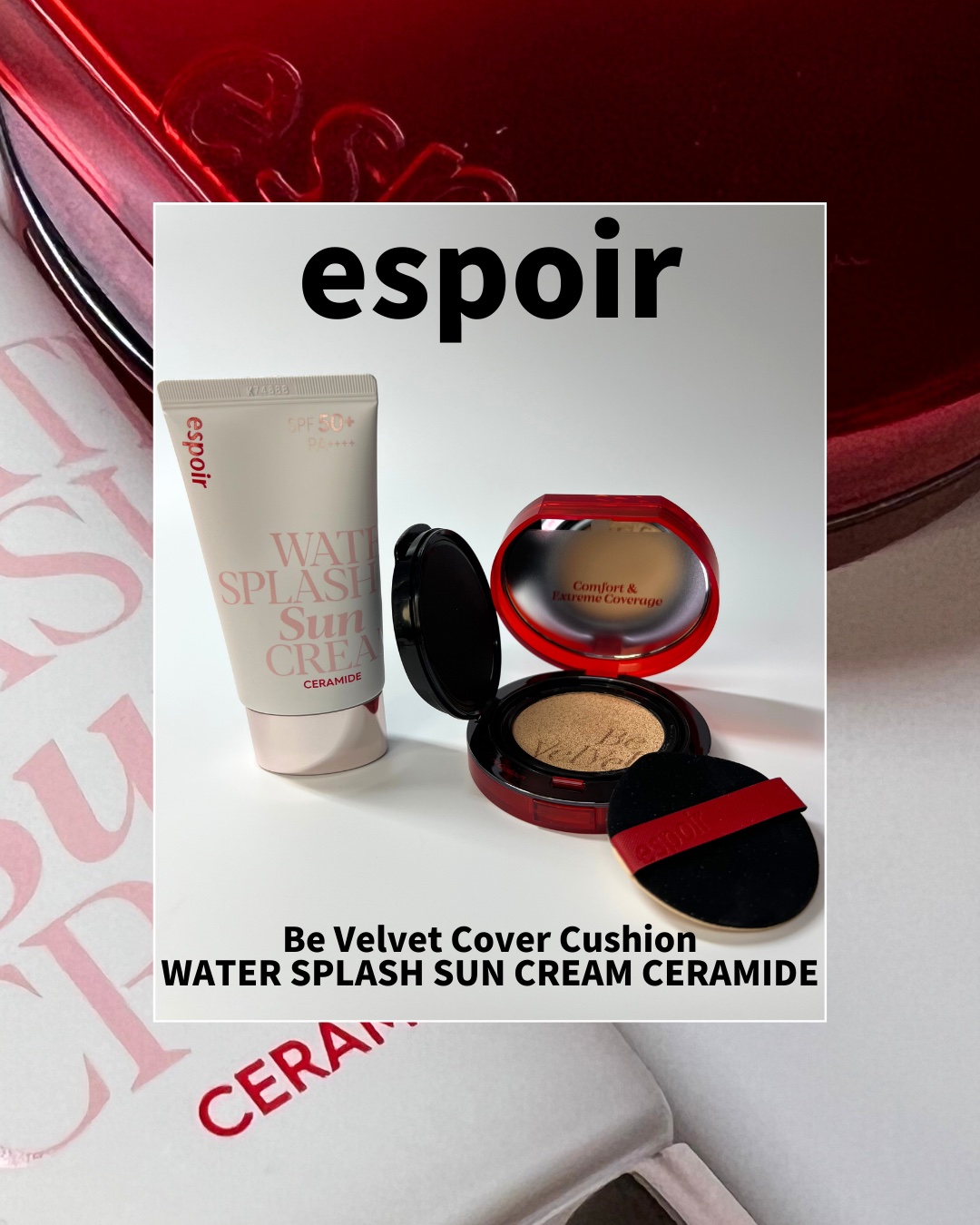 ウォータースプラッシュサンクリーム セラミド/espoir/日焼け止めクリームを使ったクチコミ（1枚目）