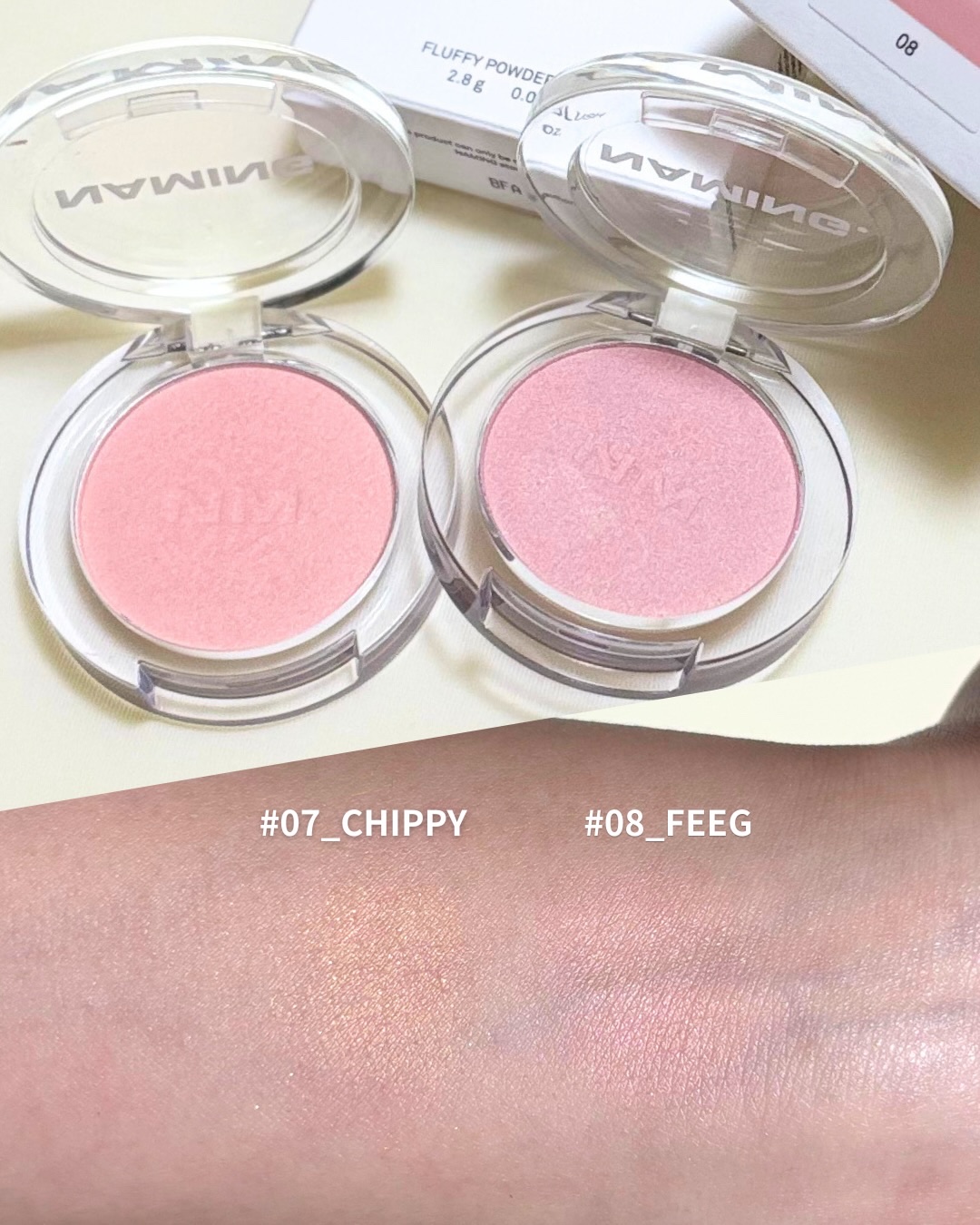 ネーミング フラッフィーパウダーブラッシュ/NAMING./パウダーチークを使ったクチコミ（3枚目）