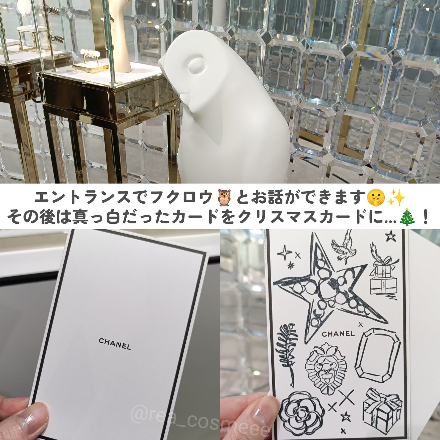 れあこすめ on LIPS 「\CHANELのイベント行ってきたよ🦉🌟/シャネルのジュエリー..」(3枚目)