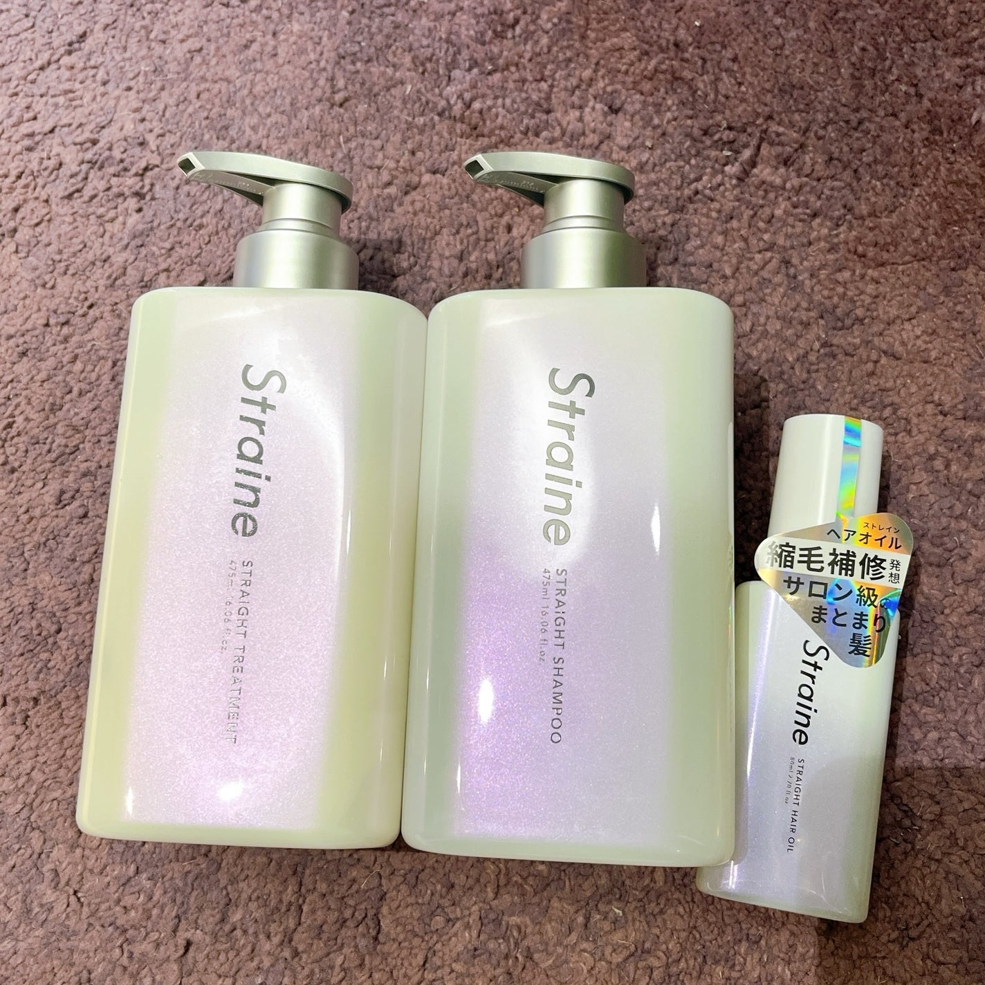 ストレートシャンプー/ストレートトリートメント ホワイトブロッサムの香り/Straine/市販シャンプーを使ったクチコミ(1枚目)