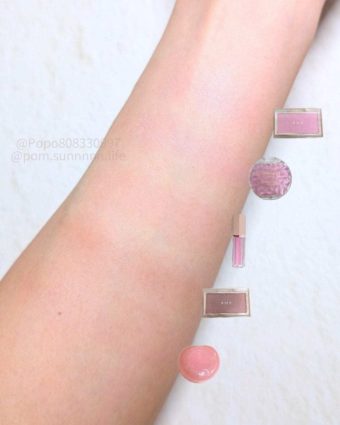 クリームチーク(パールタイプ)/キャンメイク/ジェル・クリームチークを使ったクチコミ(2枚目)