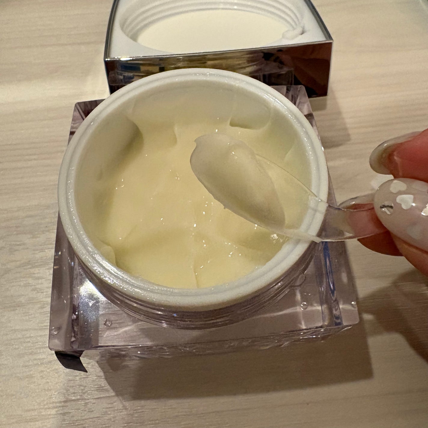 5番 白玉グルタチオンCメラゼロクリーム/numbuzin/フェイスクリームを使ったクチコミ(2枚目)