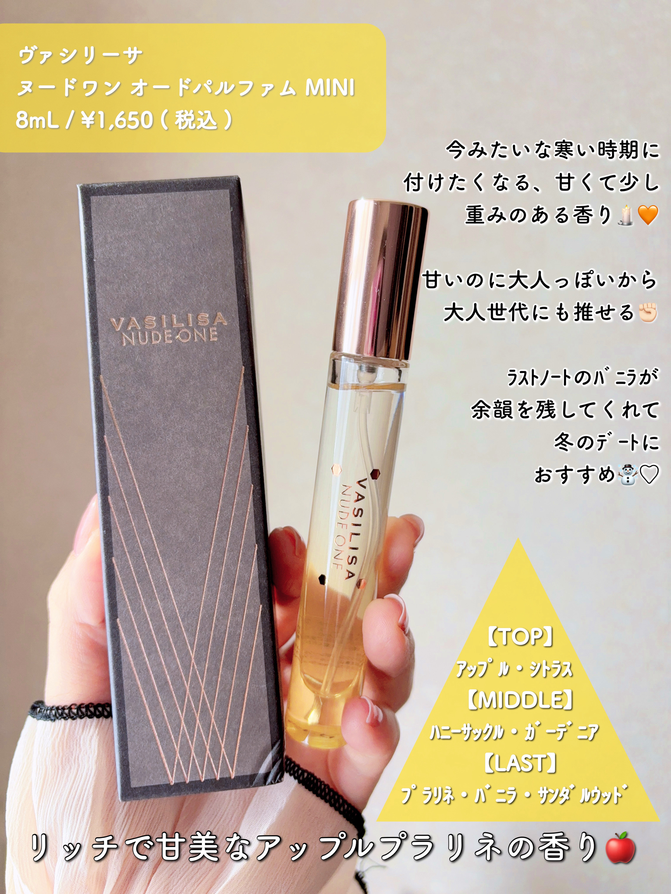 ヌード ワン オードパルファム/ヴァシリーサ/香水(レディース)を使ったクチコミ（3枚目）