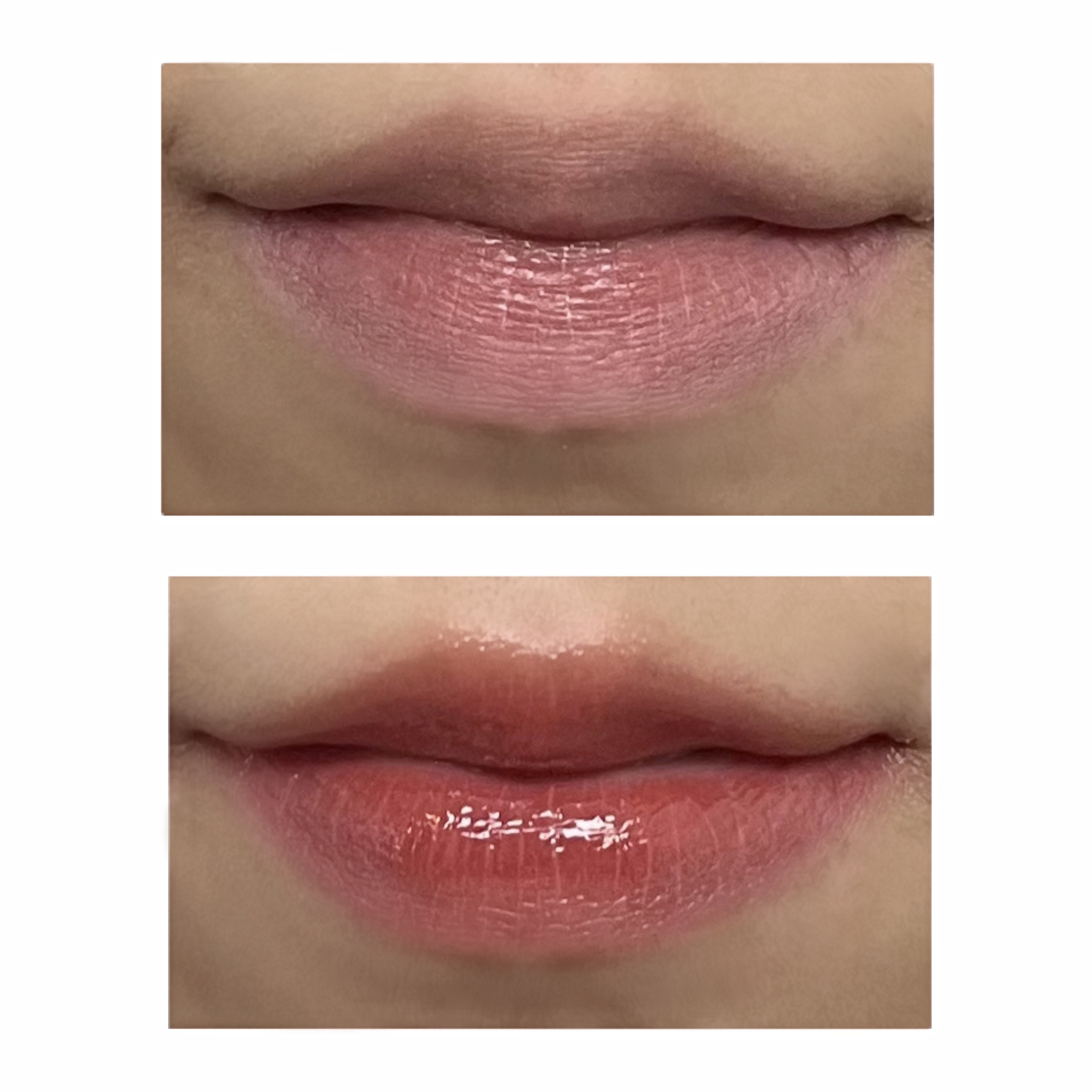 ロウグロウジェルティント R019 ベアチューリップ（ミニ）/hince/リップティントを使ったクチコミ（3枚目）