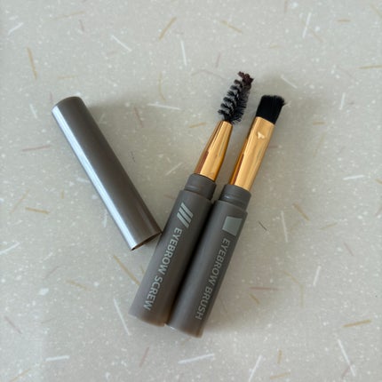 アイブロウ ブラシ付き/DAISO/アイブロウペンシルを使ったクチコミ(1枚目)