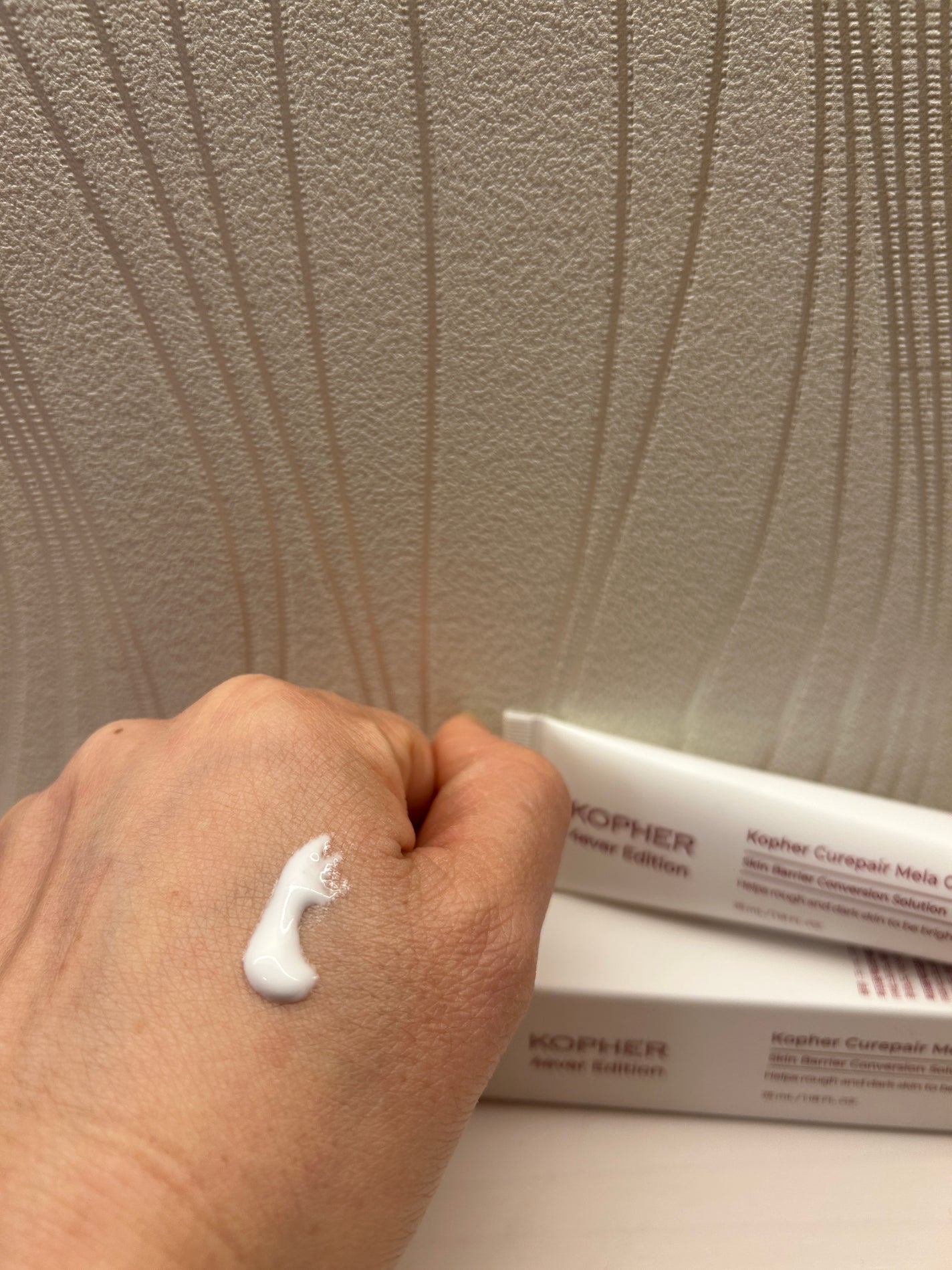 CUREPAIR MELA CREAM /KOPHER/フェイスクリームを使ったクチコミ(3枚目)
