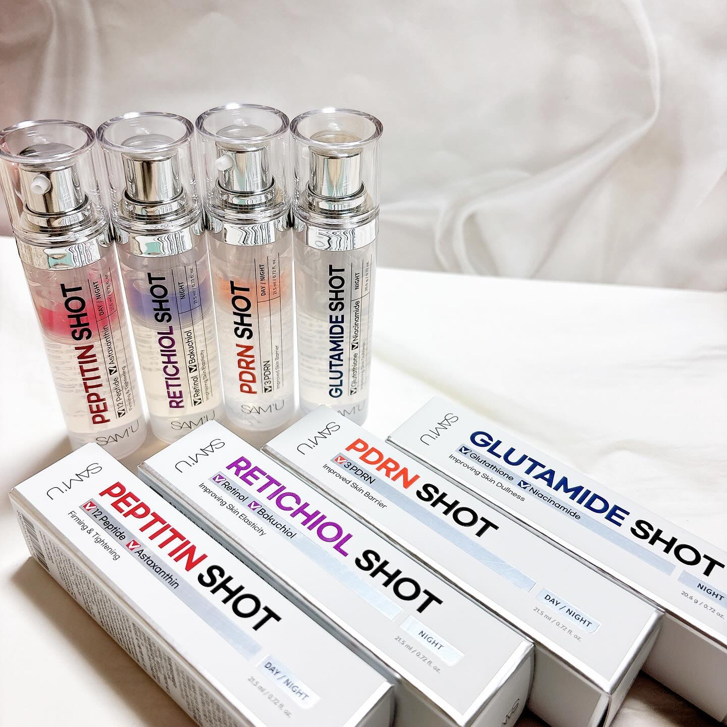 シナジーショットエディション/SAM'U/スキンケアキットを使ったクチコミ（2枚目）