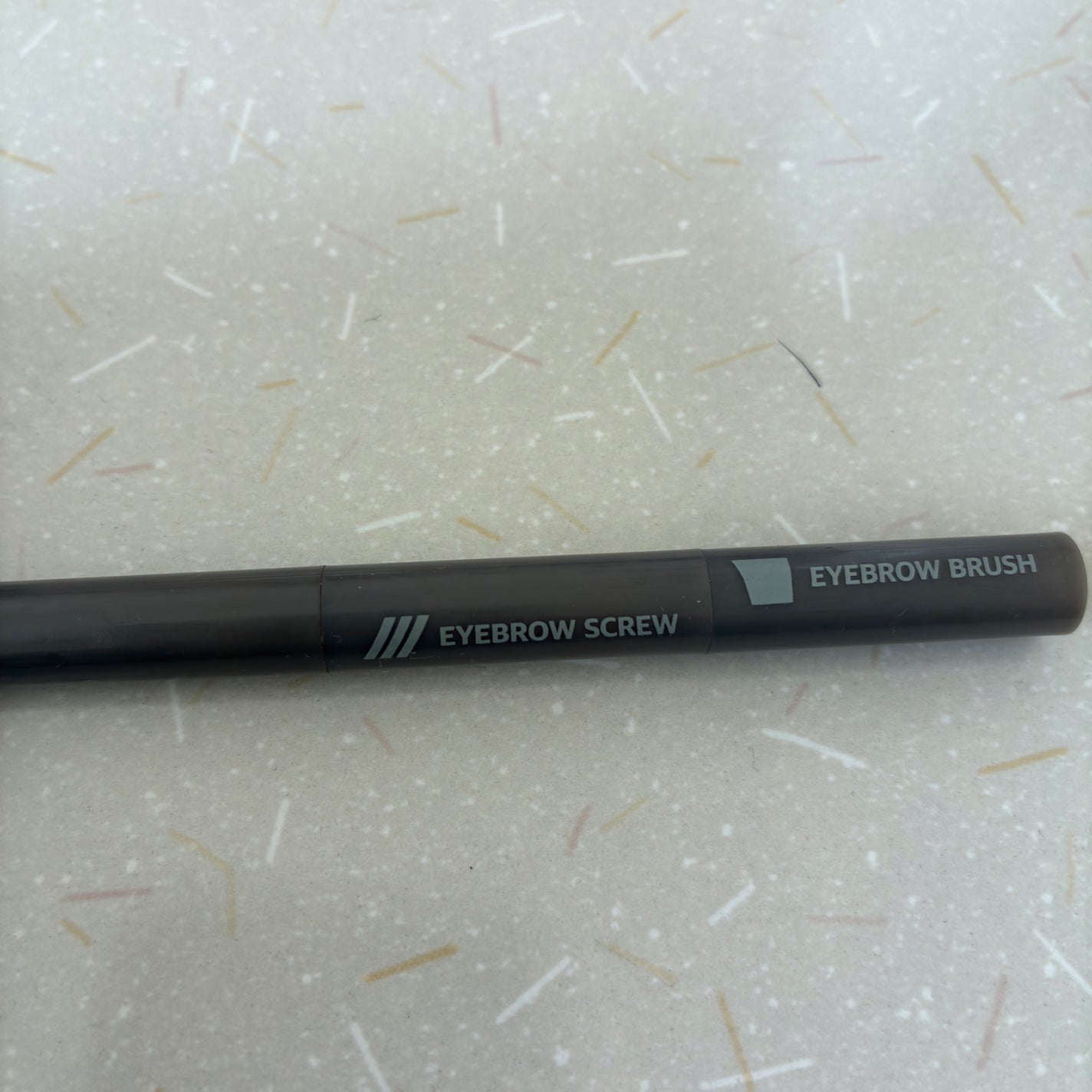 アイブロウ ブラシ付き/DAISO/アイブロウペンシルを使ったクチコミ(2枚目)