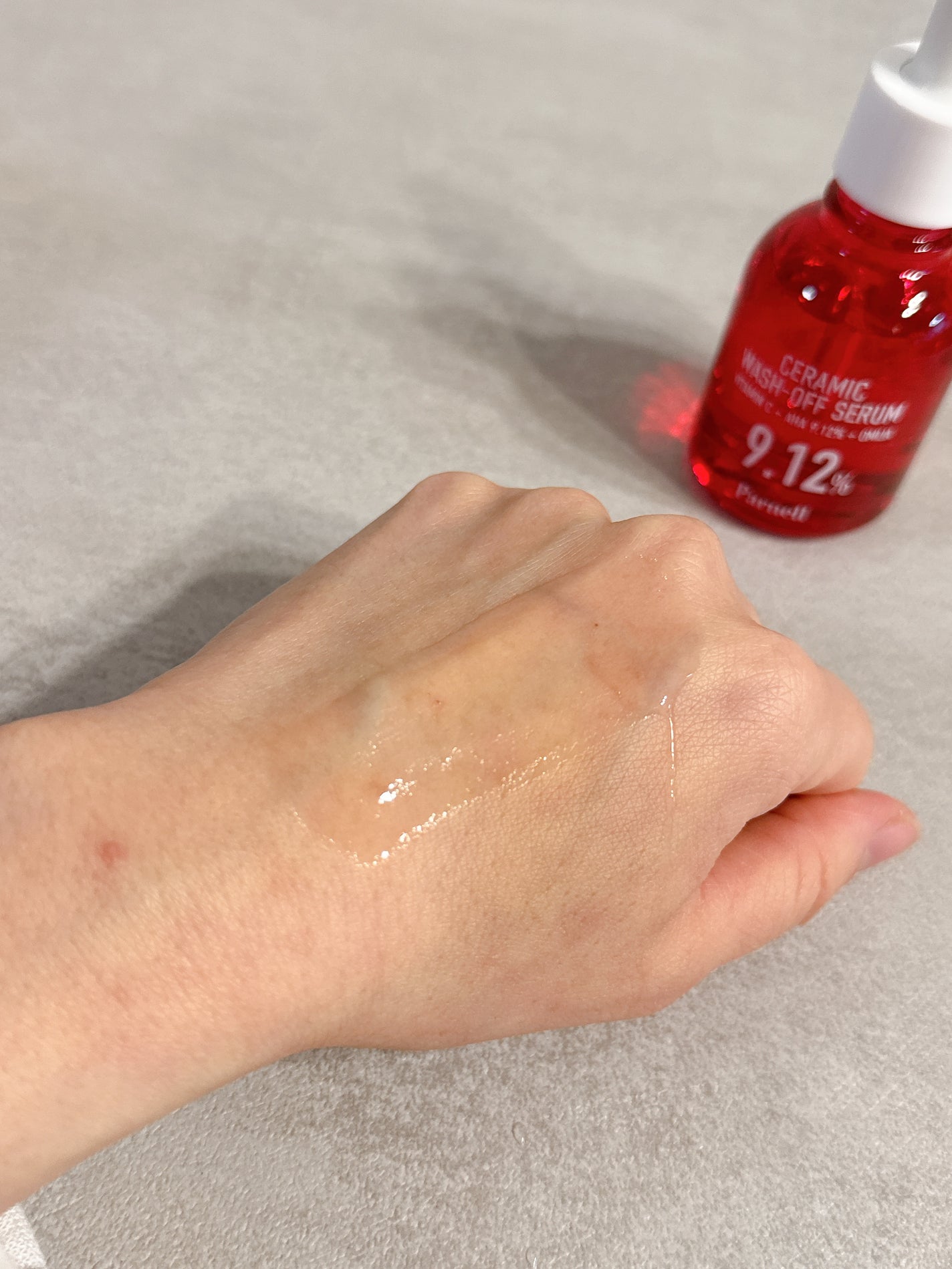 AHA 9.12 オミジャ 陶器肌 ウォッシュオフ セラム/parnell/美容液を使ったクチコミ(5枚目)