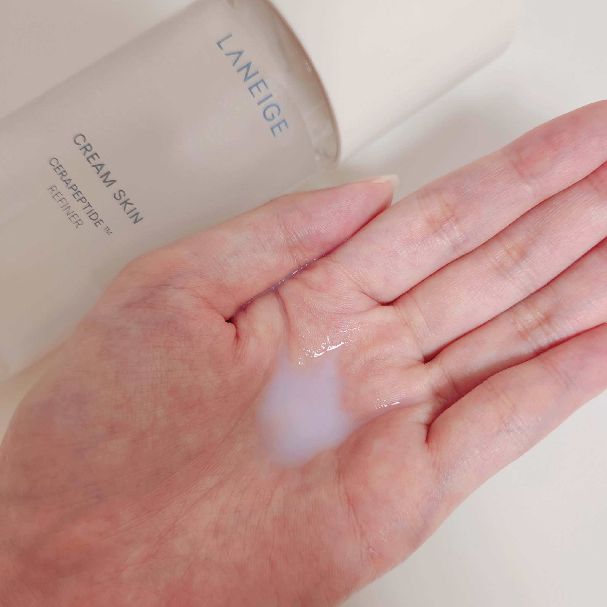 クリームスキン ローション/LANEIGE/化粧水を使ったクチコミ（2枚目）
