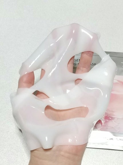 ブルバン コラーゲン ファーミング ゲルマスク/Bluban/シートマスク・パックを使ったクチコミ(2枚目)