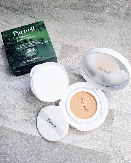 シカマヌ セラム クッションファンデ/parnell/クッションファンデーションを使ったクチコミ(2枚目)