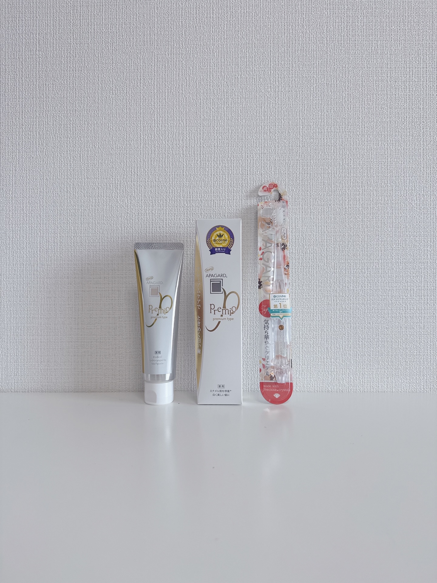 アパガードクリスタル歯ブラシ/アパガード/歯ブラシを使ったクチコミ（1枚目）