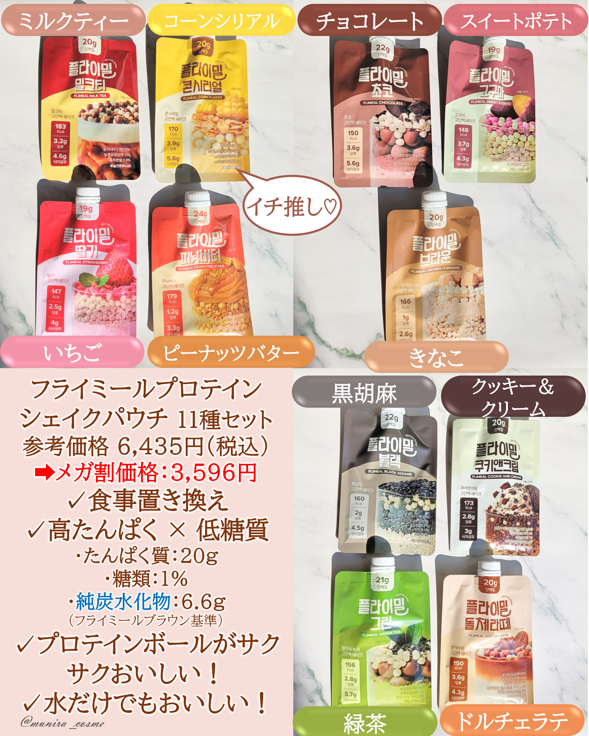 FLIMEAL プロテインシェイク/FLIMEAL/その他プロテインを使ったクチコミ（2枚目）