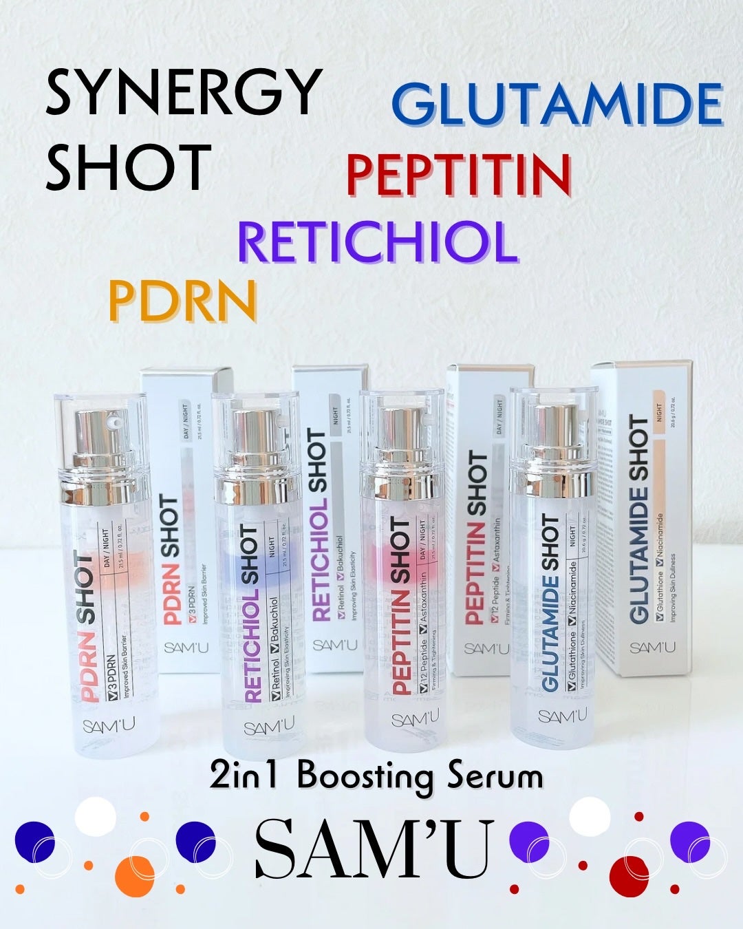 シナジーショットエディション/SAM'U/スキンケアキットを使ったクチコミ(1枚目)