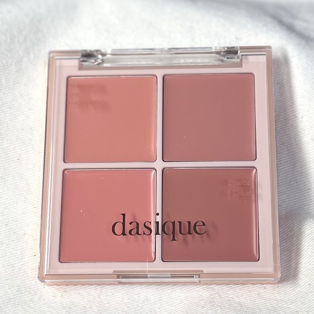 ブレンディングムードチーク 18 ミルキーアプリコット/dasique/パウダーチークを使ったクチコミ（1枚目）