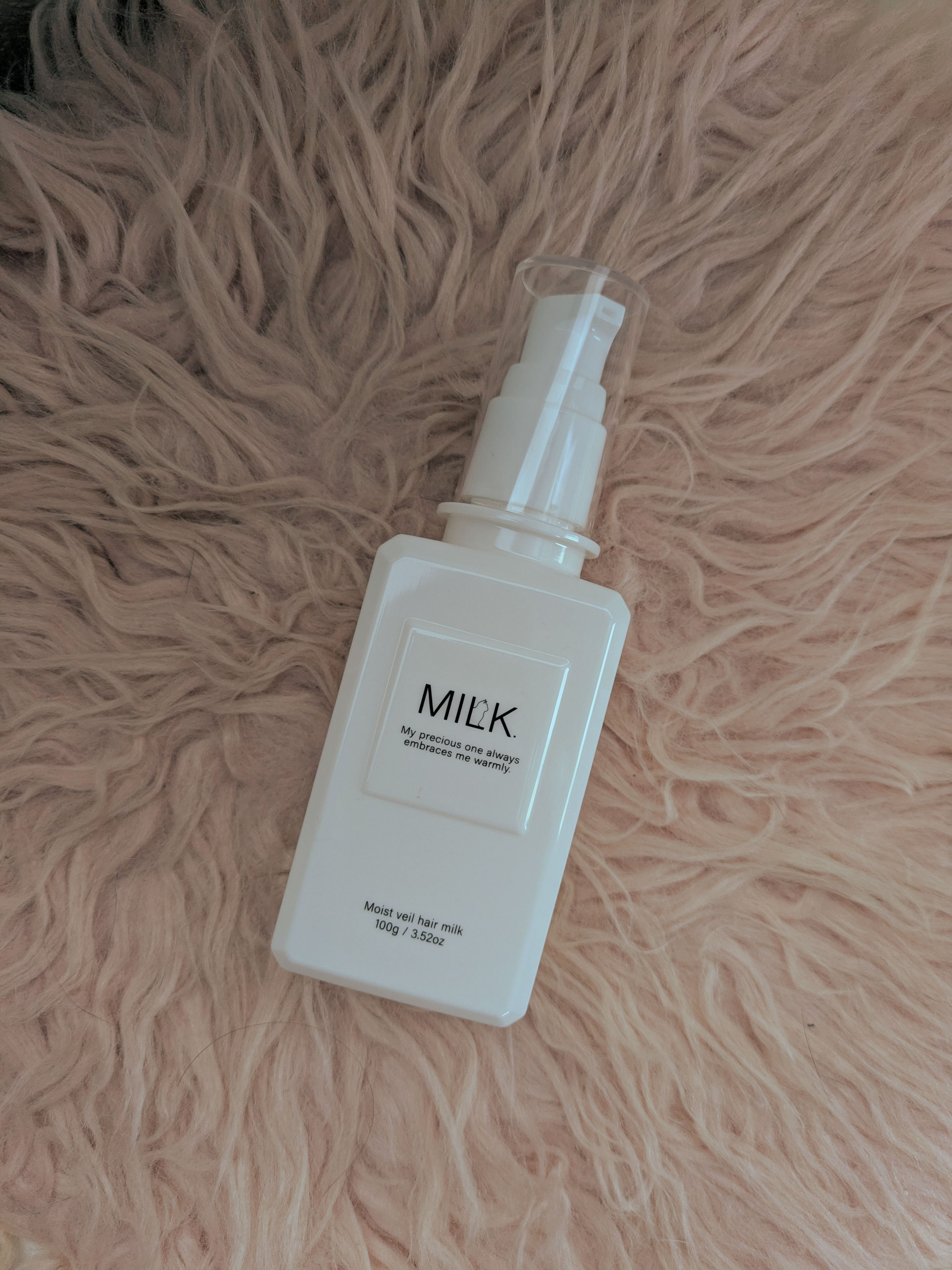 モイストヴェール ヘアミルク＜無香料＞/MILK./ヘアミルクを使ったクチコミ（1枚目）