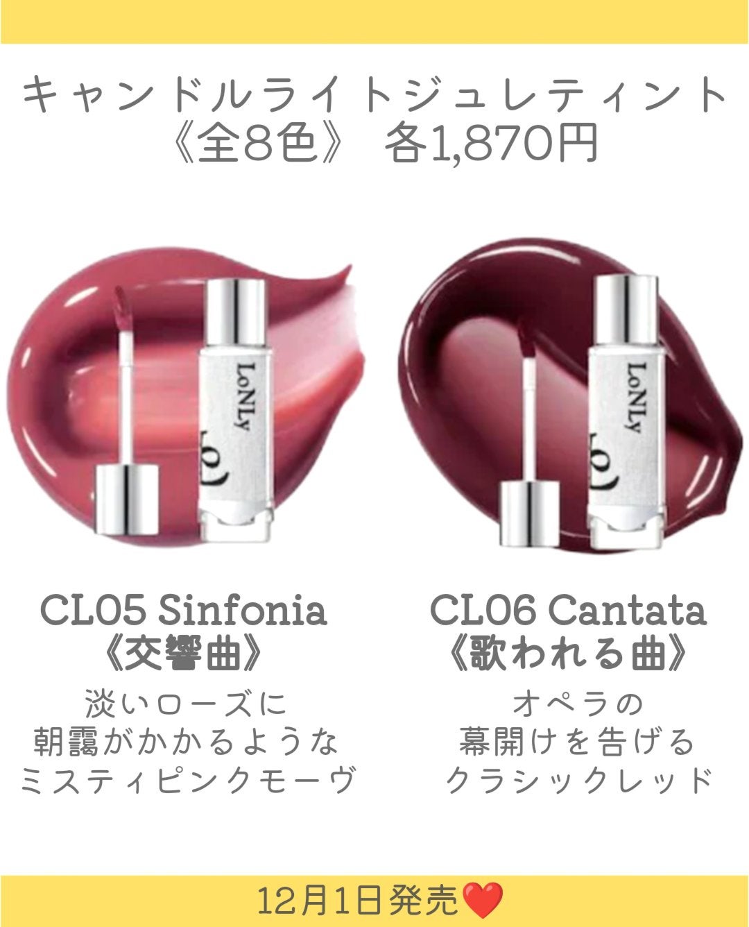 キャンドルライトジュレティント/LoNLy /リップティントを使ったクチコミ(5枚目)