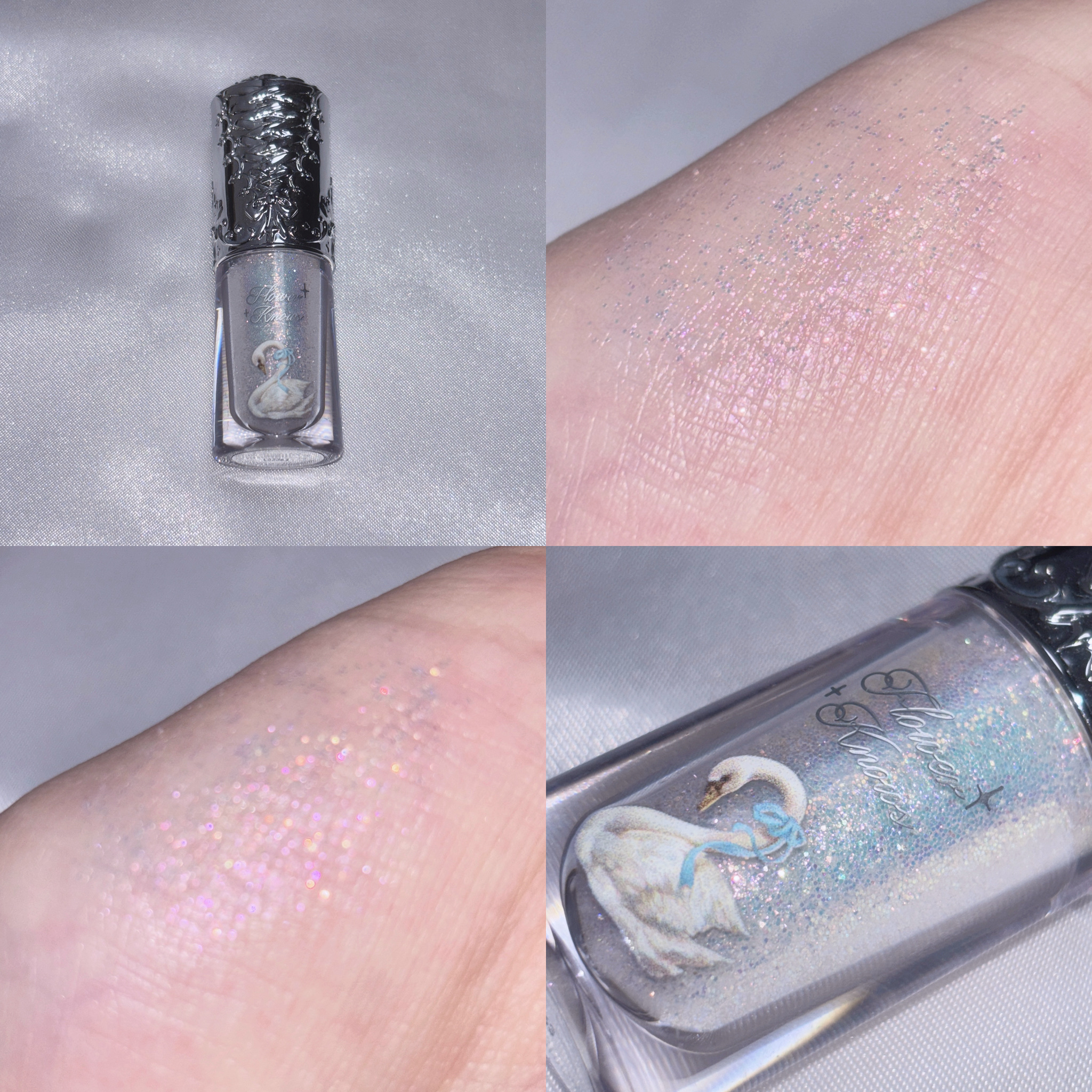 フラワーノーズ スワンバレエシリーズ リキッドアイシャドウ/FlowerKnows/リキッドアイシャドウを使ったクチコミ（2枚目）