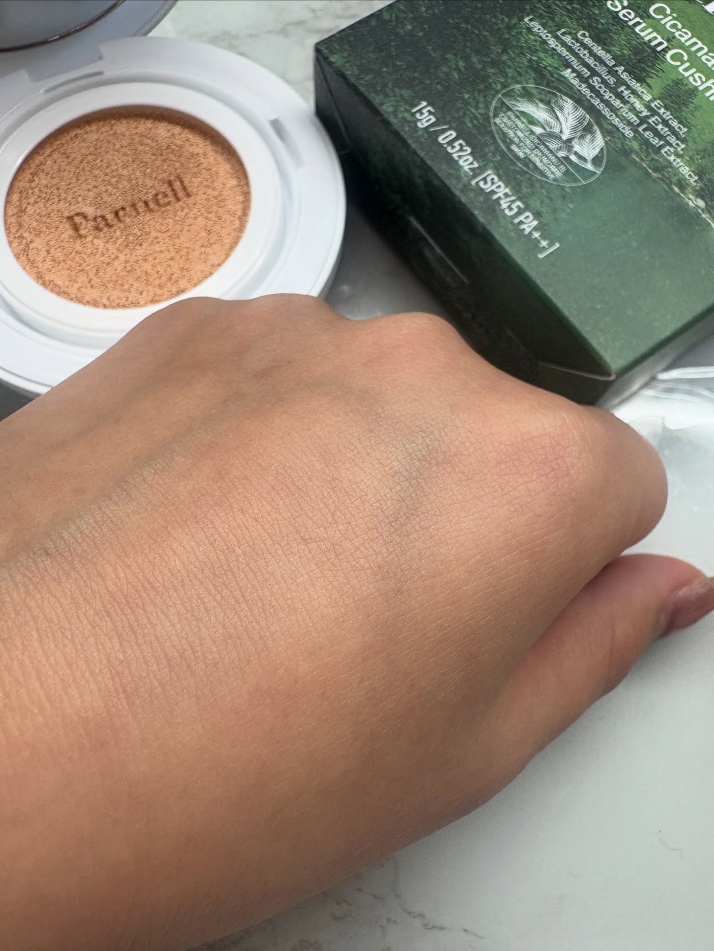 シカマヌ　セラム　クッションファンデ/parnell/クッションファンデーションを使ったクチコミ（3枚目）