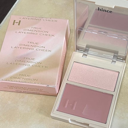 トゥルーディメンションレイヤリングチーク/hince/パウダーチークを使ったクチコミ(1枚目)