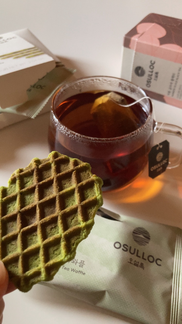 マロングラッセ紅茶/OSULLOC/その他ドリンクを使ったクチコミ（1枚目）