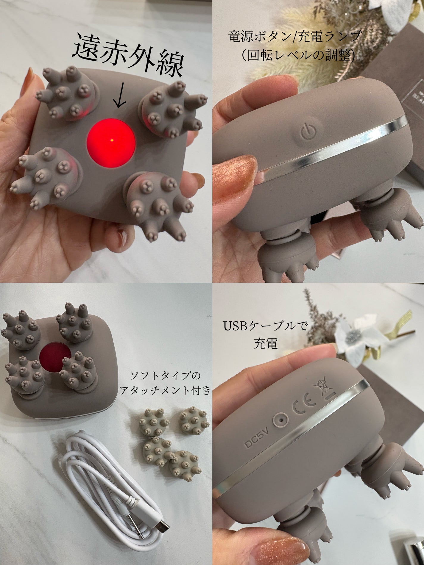 スカルプD ボーテ ビューティーヘッドスパ/アンファー(スカルプD)/スカルプブラシを使ったクチコミ(3枚目)