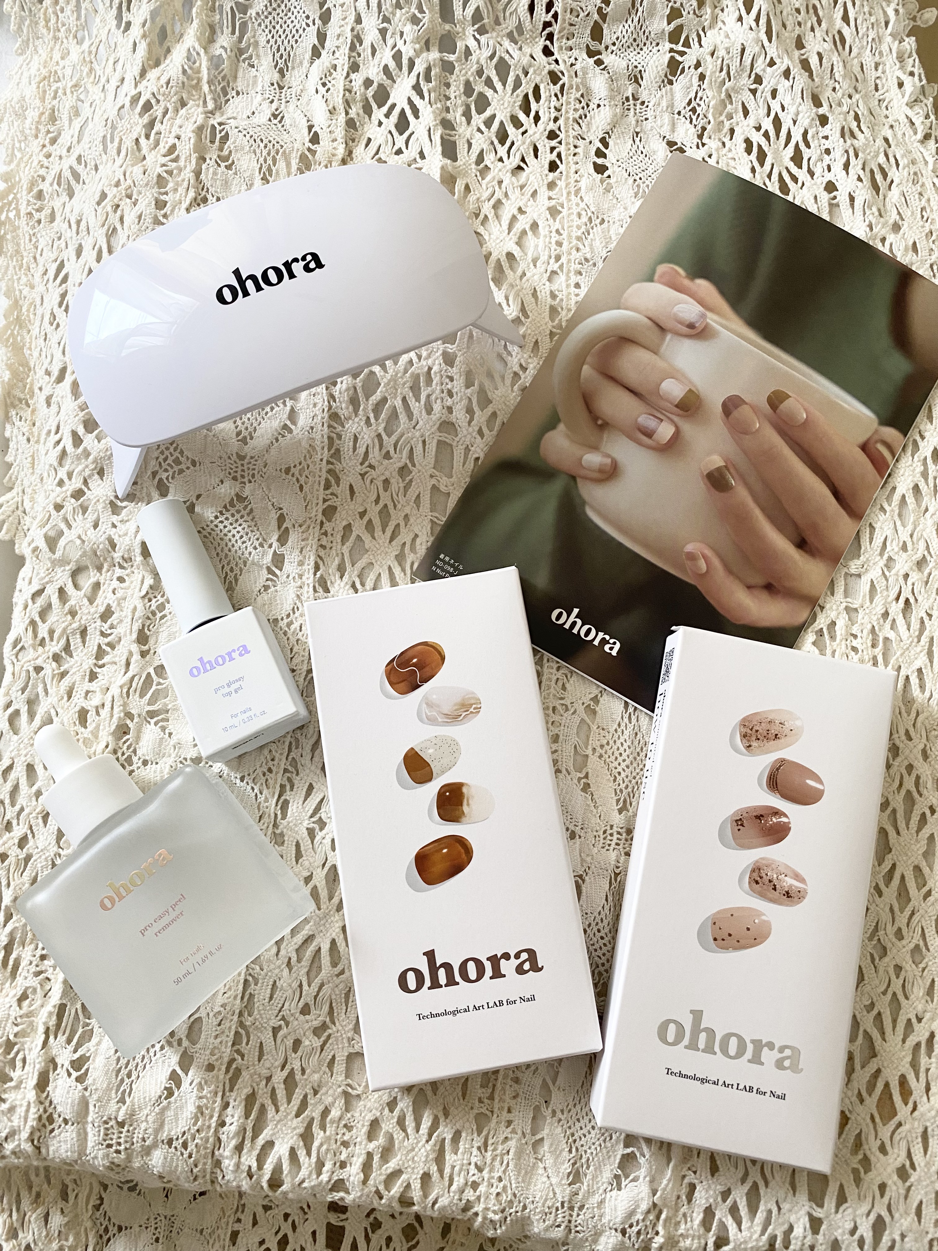 セミキュアジェルネイル（ハンド）/ohora/ネイルシールを使ったクチコミ（1枚目）