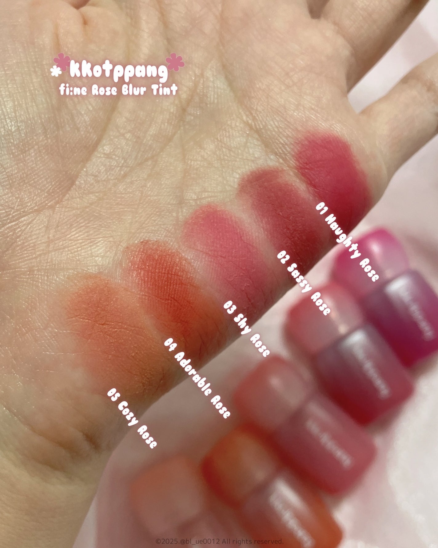 ピネローズブラーティント/kkotppang/リップティントを使ったクチコミ(3枚目)