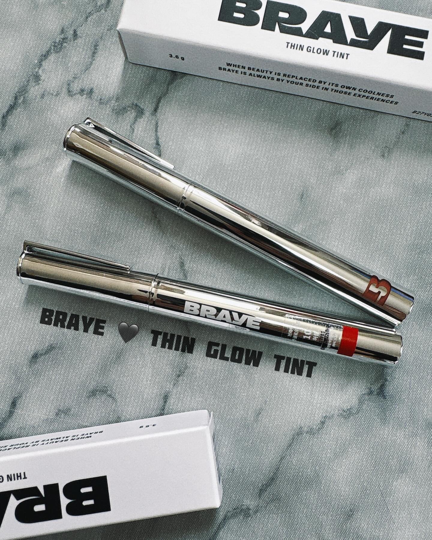 THIN GLOW TINT/BRAYE/口紅を使ったクチコミ（1枚目）