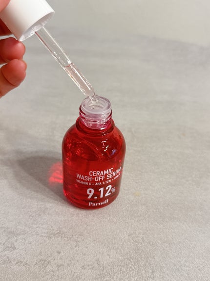 AHA 9.12 オミジャ 陶器肌 ウォッシュオフ セラム/parnell/美容液を使ったクチコミ(3枚目)
