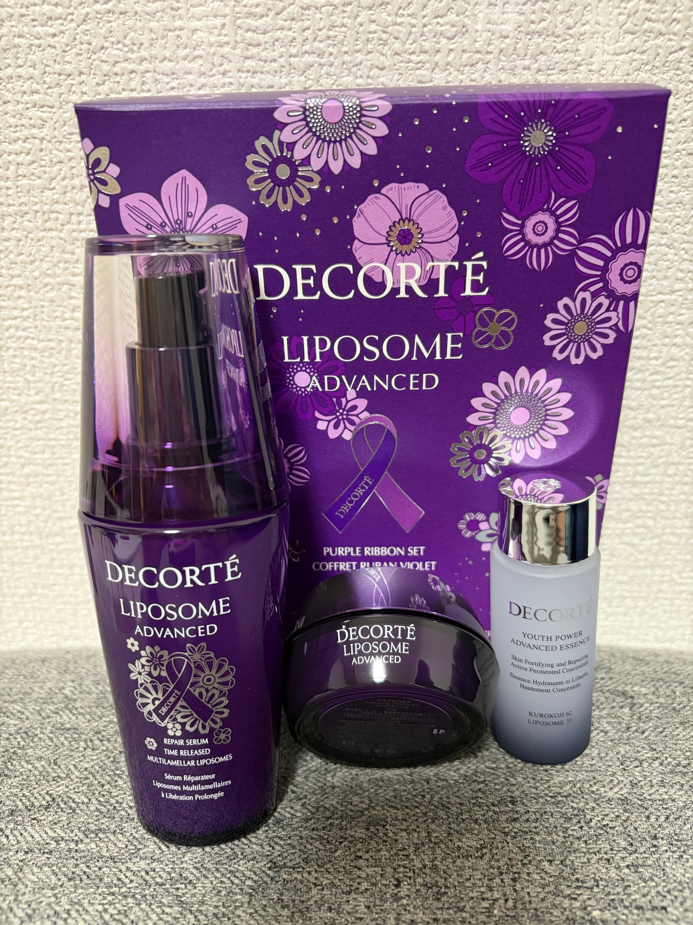 コスメデコルテ リポソーム アドバンスト リペアセラム パープルリボン セット 2025/DECORTÉ/スキンケアキットを使ったクチコミ(2枚目)