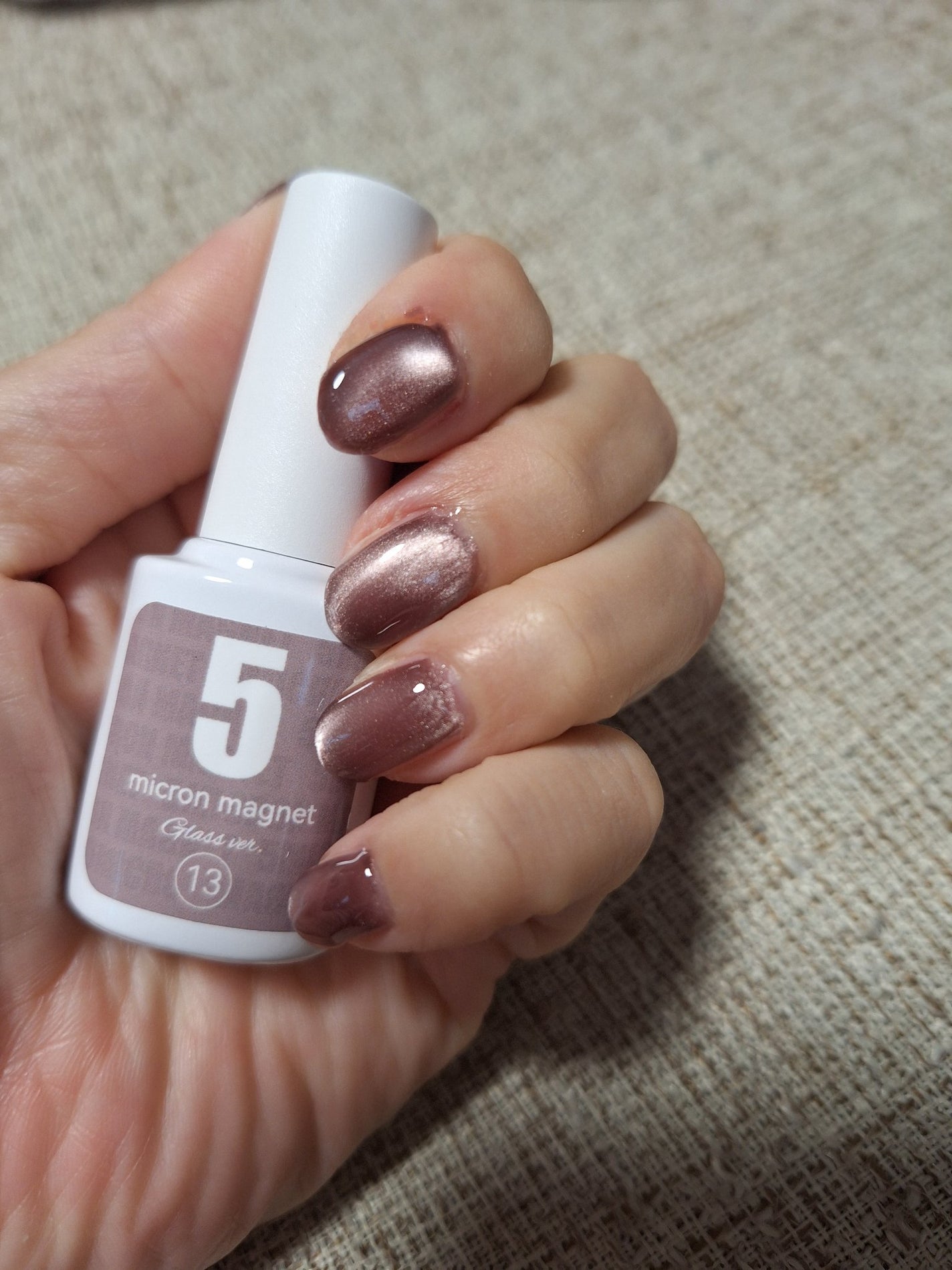 つむ on LIPS 「ネイル工房 マグネットネイル ガラスバージョンNO.13ブラッ..」(1枚目)