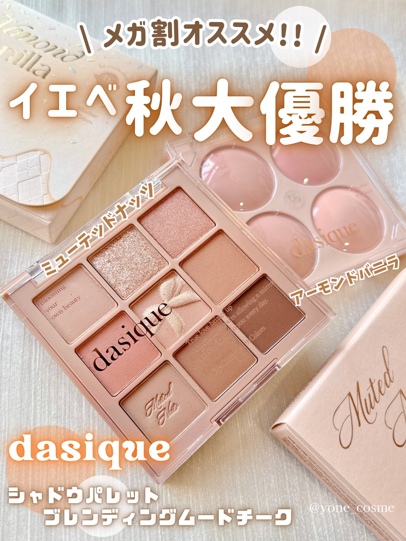 シャドウパレット/dasique/アイシャドウパレットを使ったクチコミ(1枚目)