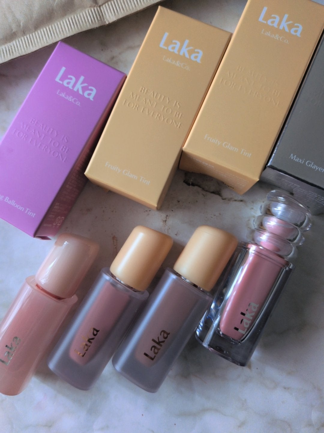 フルーティーグラムティント/Laka/リップティントを使ったクチコミ(2枚目)