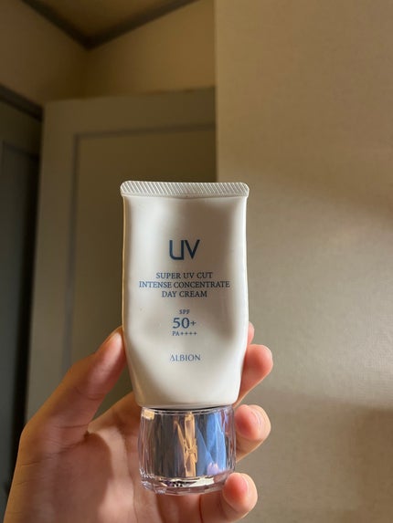 スーパー UV カット インテンスコンセントレート デイクリーム/ALBION/日焼け止めクリームを使ったクチコミ(1枚目)