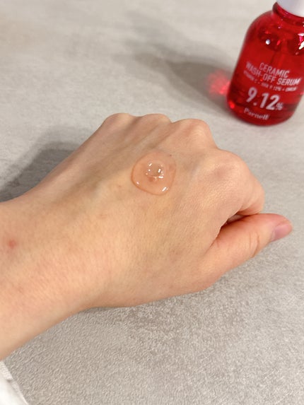 AHA 9.12 オミジャ 陶器肌 ウォッシュオフ セラム/parnell/美容液を使ったクチコミ(4枚目)