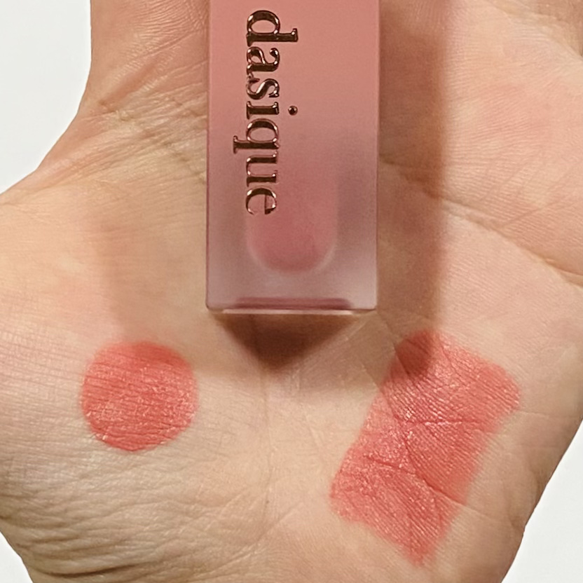 クリームドゥローズティント/dasique/リップティントを使ったクチコミ（2枚目）
