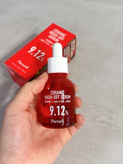 AHA 9.12 オミジャ 陶器肌 ウォッシュオフ セラム/parnell/美容液を使ったクチコミ(2枚目)