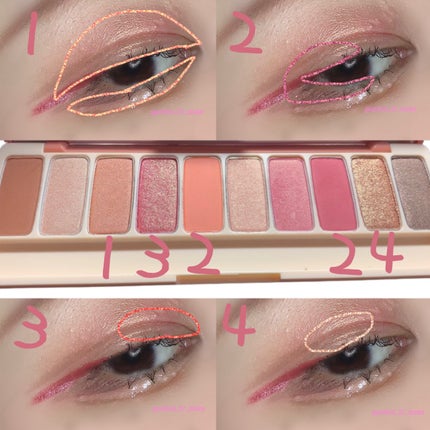 プレイカラー アイシャドウ/ETUDE/アイシャドウパレットを使ったクチコミ(2枚目)