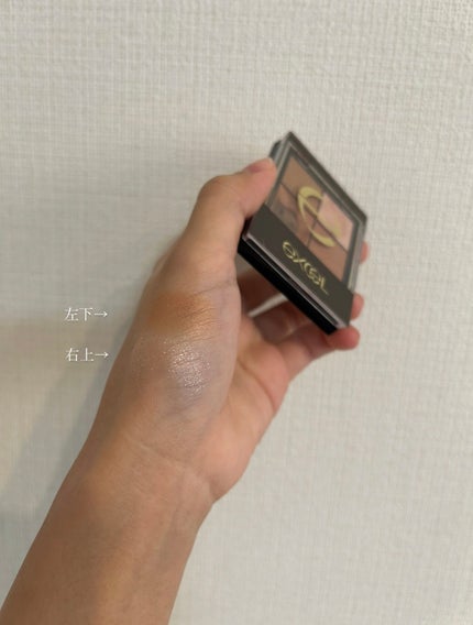 リアルクローズシャドウ/excel/アイシャドウパレットを使ったクチコミ(2枚目)