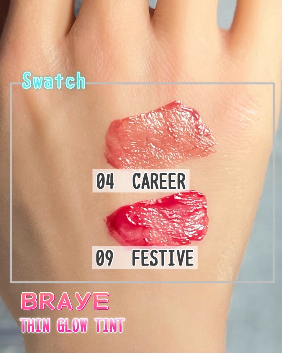 THIN GLOW TINT/BRAYE/口紅を使ったクチコミ(4枚目)
