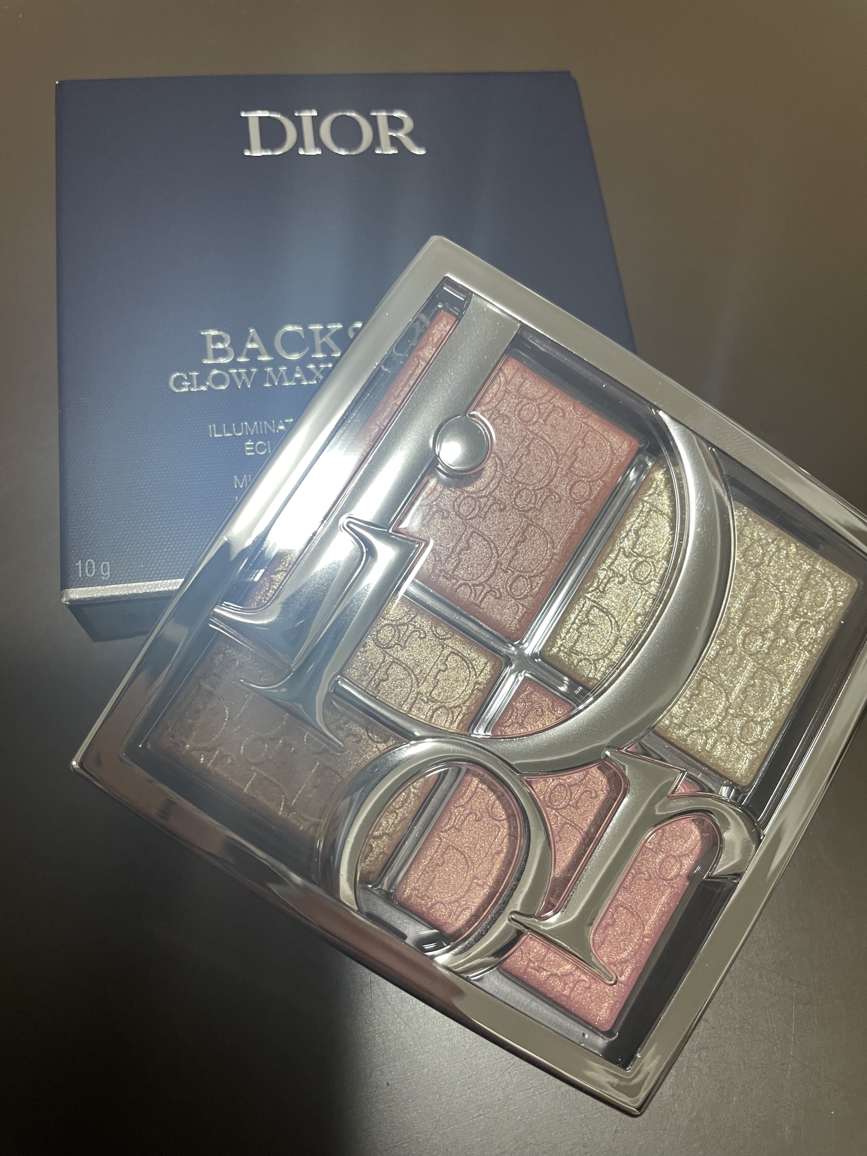 バックステージ グロウ マキシマイザー パレット 003 パーリー ピーチ グロウ/Dior/ハイライトを使ったクチコミ（1枚目）