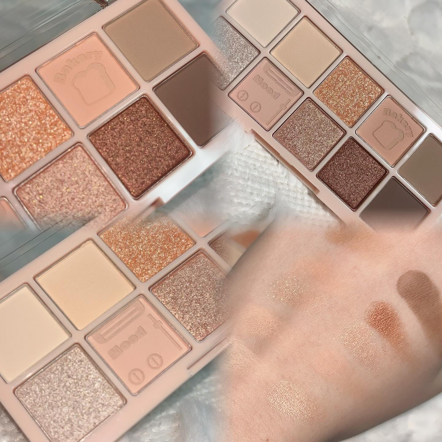 ムードアイズシャドウパレット コーラルベーキング/INGA/アイシャドウパレットを使ったクチコミ（2枚目）