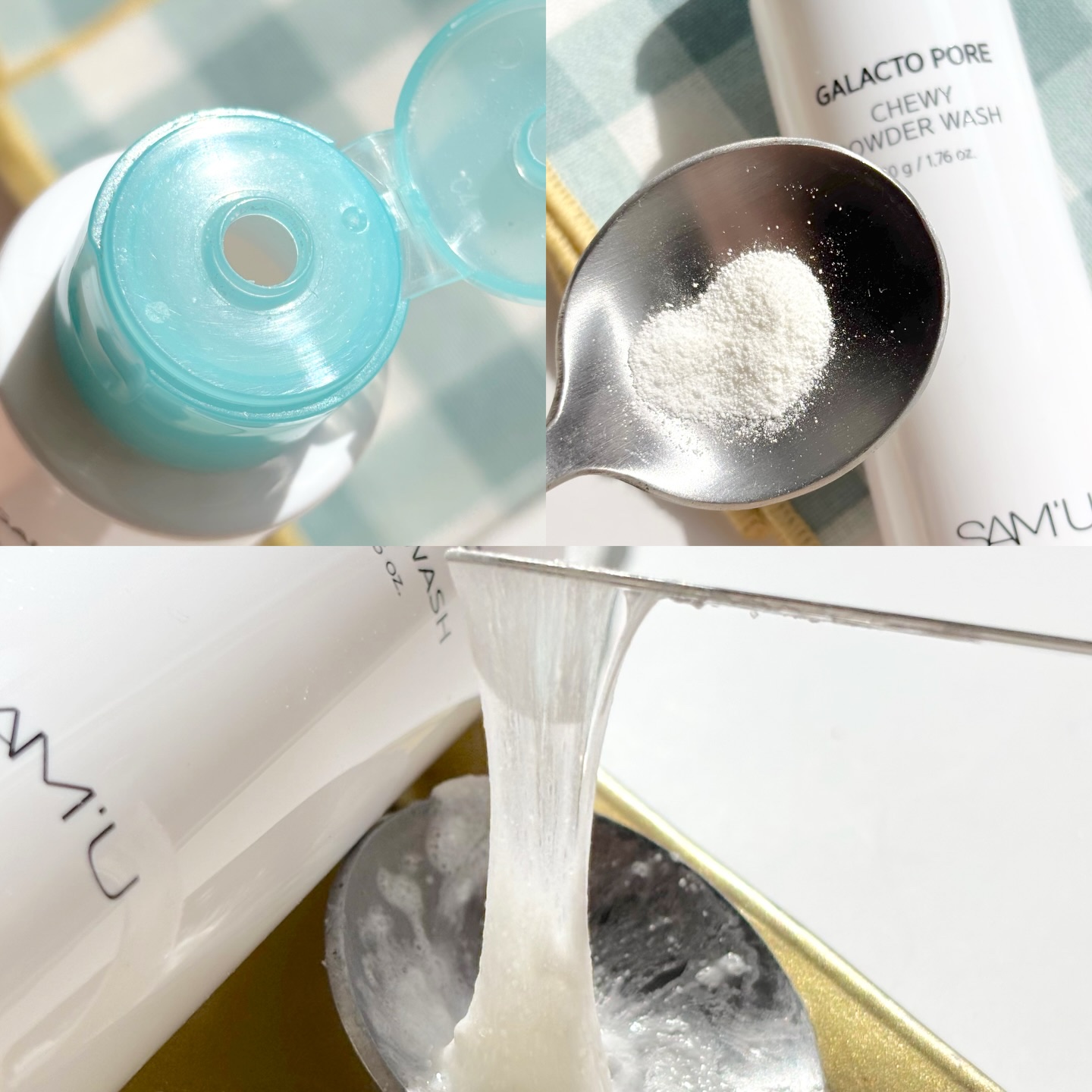サミュ ガラクトポア チューイー パウダーウォッシュ/SAM'U/洗顔パウダーを使ったクチコミ（2枚目）