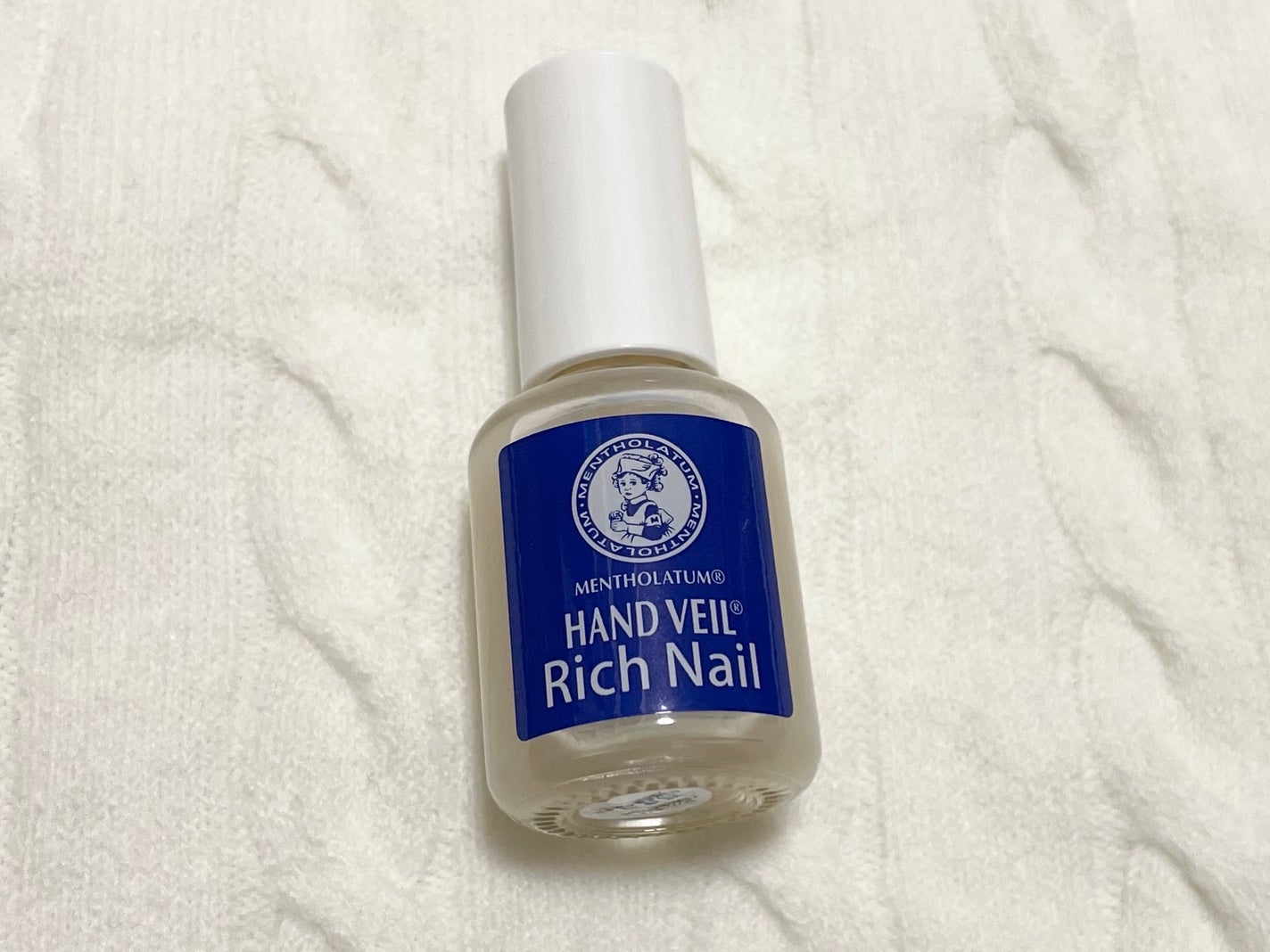 ハンドベール リッチネイル爪補強コート /メンソレータム/オールインワンネイルを使ったクチコミ(1枚目)