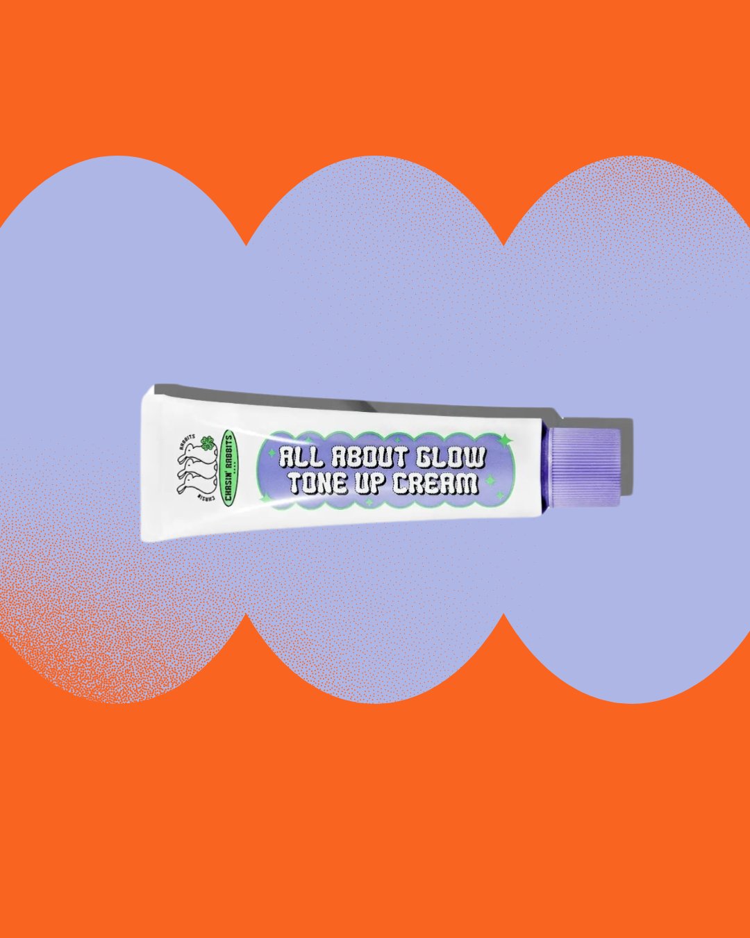 [(CHASIN’ RABBITS)オールアバウト グロウ トーンアップクリーム]

最近使ってるトーンアップクリームの中で、
これはかなり“自然なツヤ肌”が作れるタイプ🥹💗
まず、テクスチャーがしっとりしてて伸びが良い！
指でスーッと