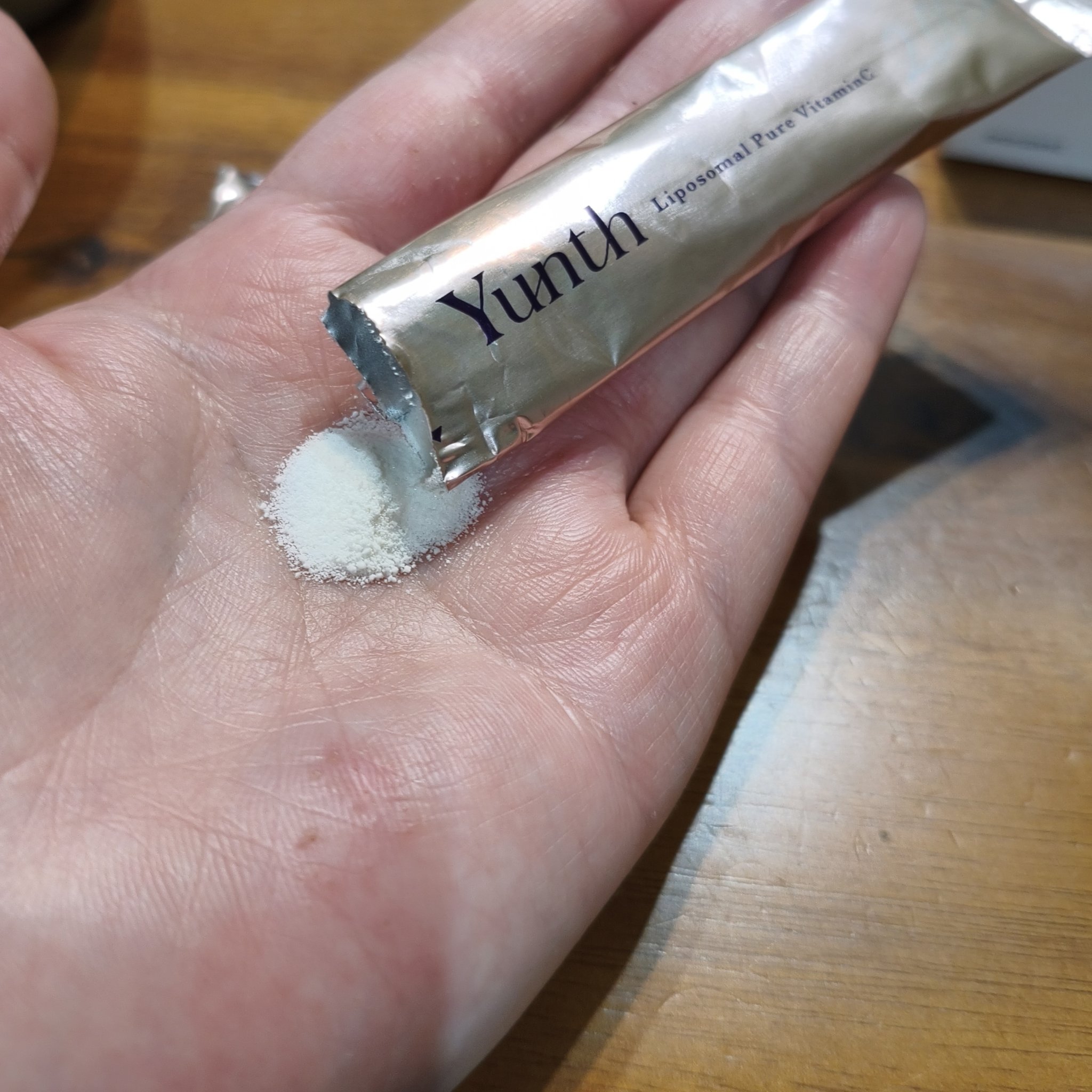 リポソーム生ビタミンC/Yunth/美容サプリメントを使ったクチコミ（2枚目）