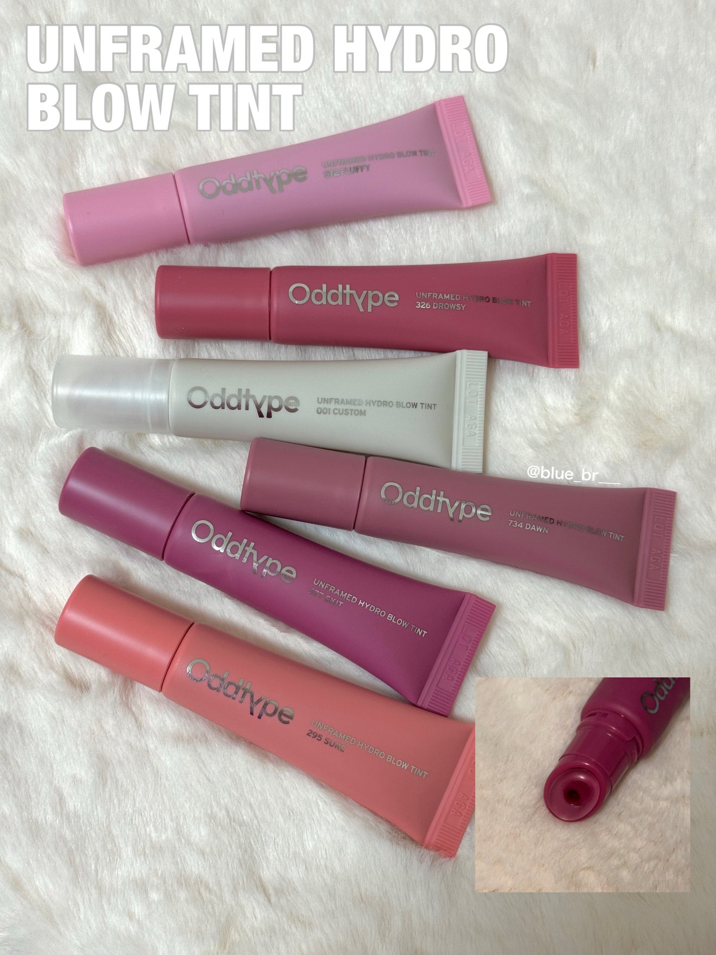 アンフレームドハイドロブロウティント/Oddtype/リップティントを使ったクチコミ(2枚目)