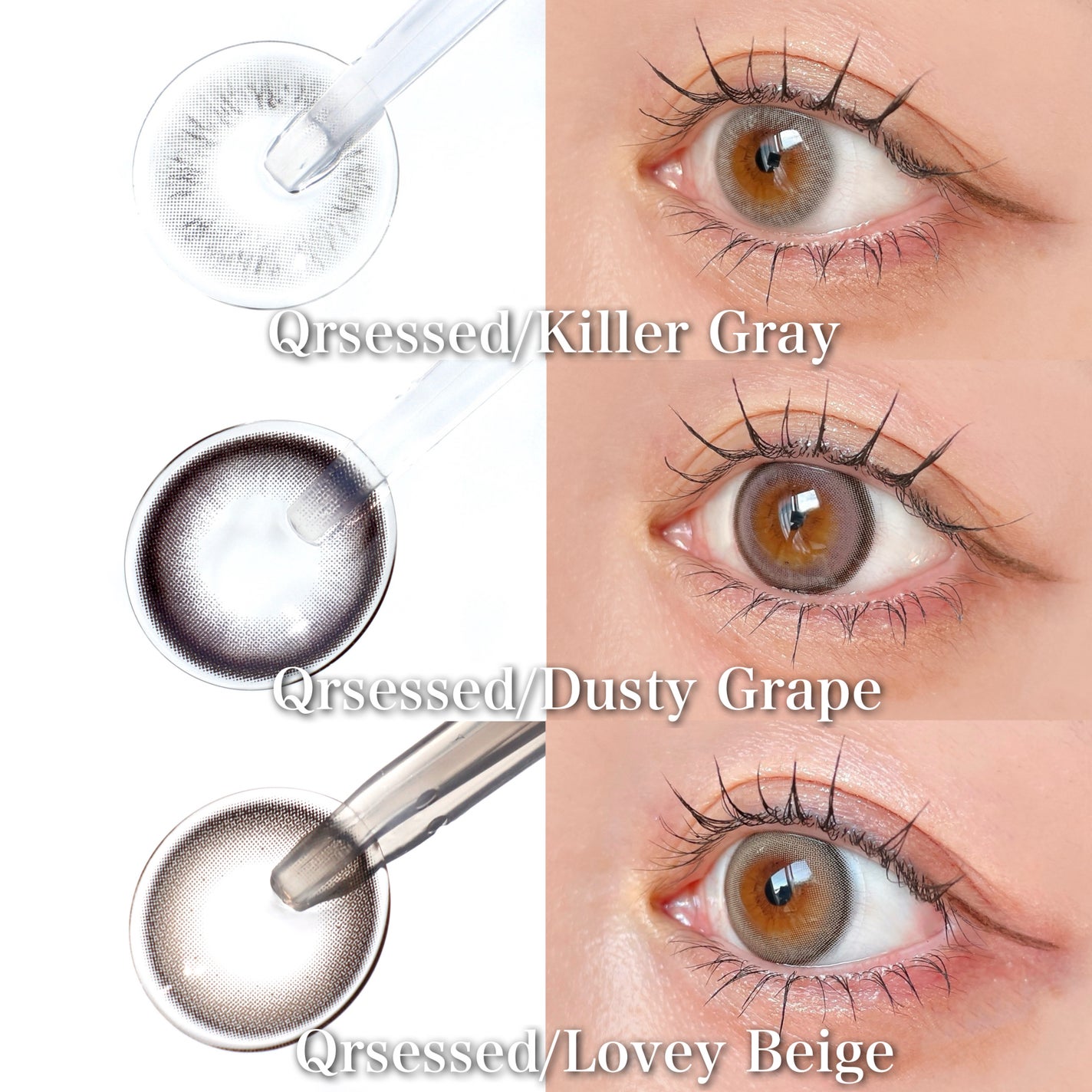 Qrsessed 1day/Qrsessed/ワンデー(1DAY)カラコンを使ったクチコミ(2枚目)